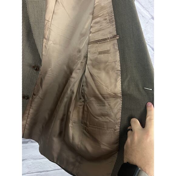 Jos. A. Bank Mens 41L Wool Dark Academia Preppy Equestrian Old Money Sport Coat - Picture 8 of 16